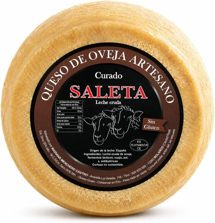 Saleta Oveja curado de leche cruda