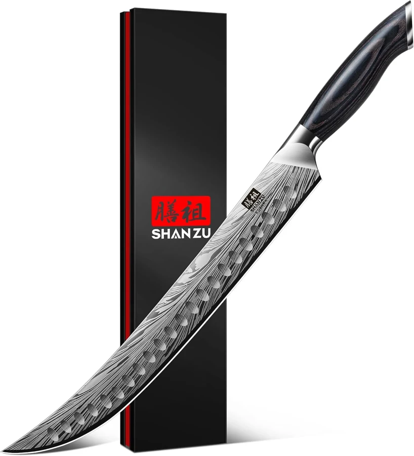 SHAN ZU Trinchante 30 cm de acero en polvo