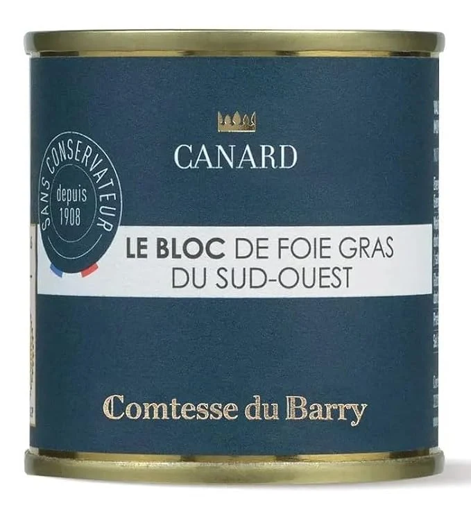 Comtesse du Barry Bloc de foie gras de pato del suroeste, 100 g