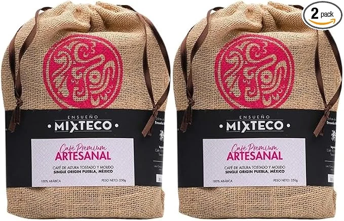 Ensueño Mixteco Puebla arábica molido, 2 × 250 g