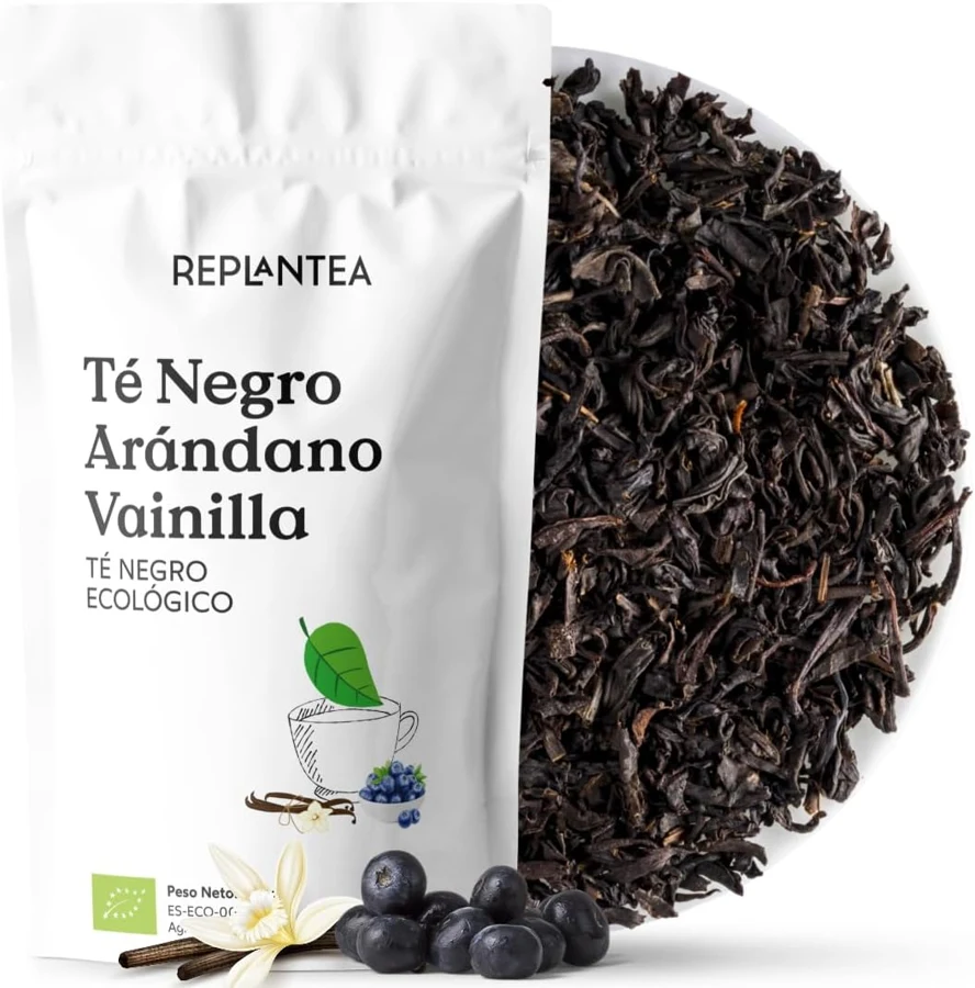 Replantea Té negro Arándano Vainilla 100 g