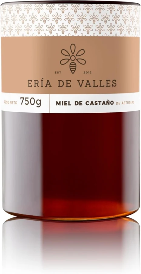 Ería de Valles Miel cruda de castaño de Asturias