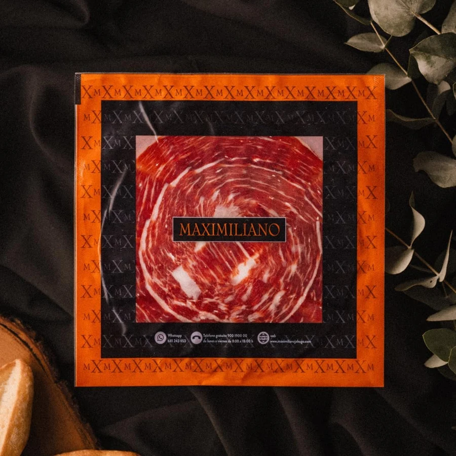 Maximiliano Jamón de bellota 100% ibérico cortado a cuchillo