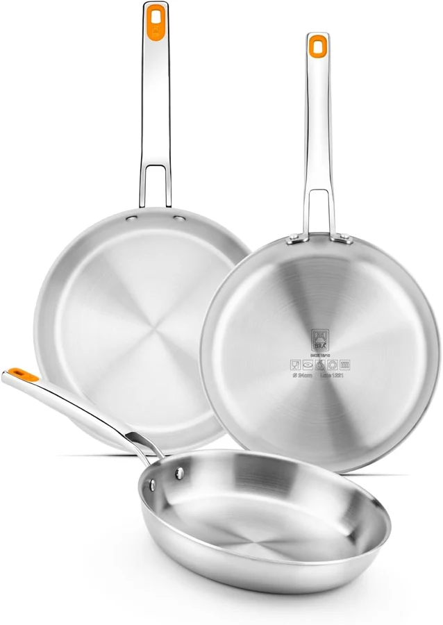 BRA Efficient Inox, juego tricapa sin revestimiento