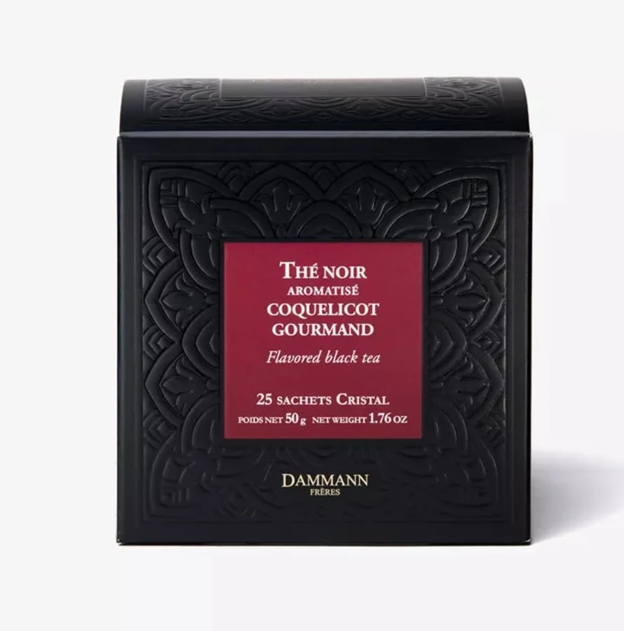 Dammann Frères Coquelicot Gourmand, 25 sobres Cristal