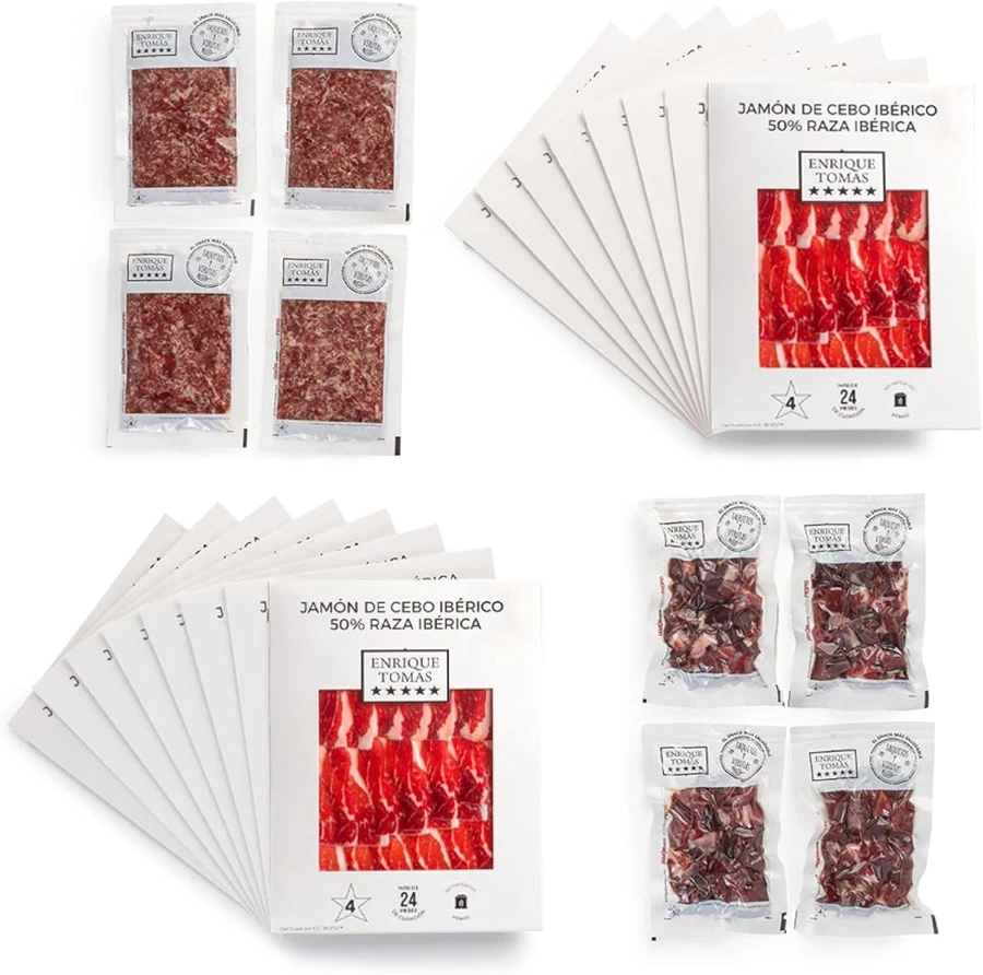 Enrique Tomás No te cortes, jamón de cebo 50% raza ibérica