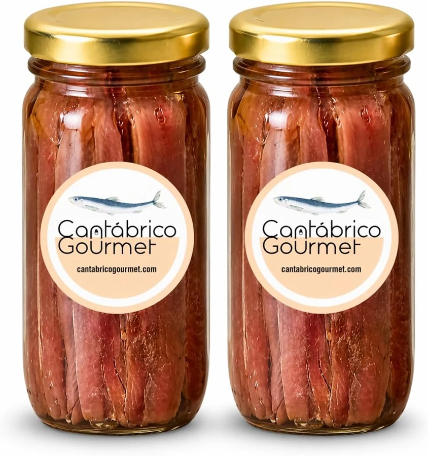 Cantábrico Gourmet Anchoas en tarro, 36–46 filetes