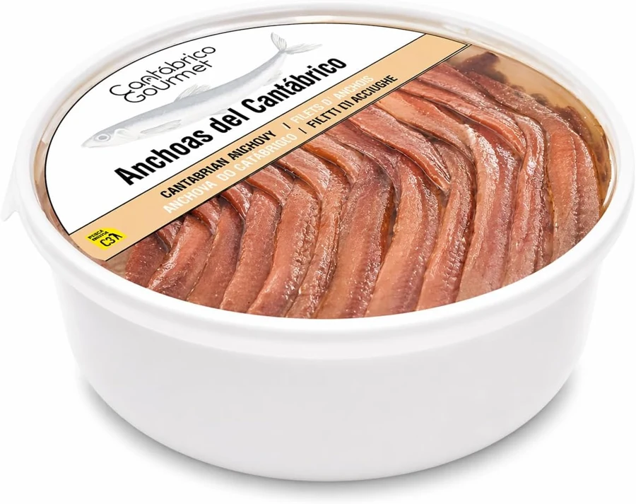 Cantábrico Gourmet Anchoas de pintxo en pandereta