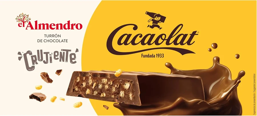 El Almendro Chocolate crujiente Cacaolat