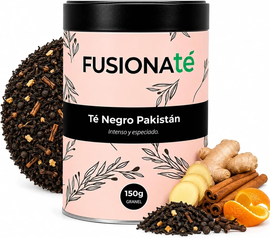 Fusionaté Té negro Pakistaní en lata, peso por confirmar