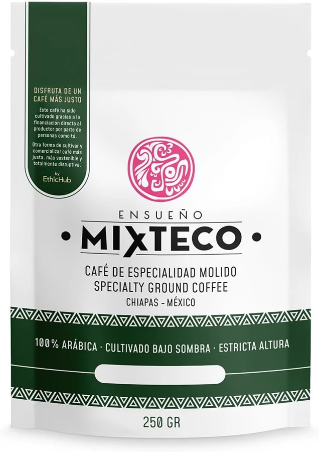 Ensueño Mixteco Chiapas arábica molido, 250 g