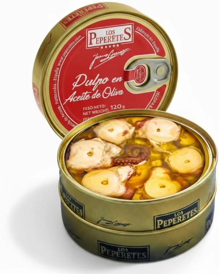 Los Peperetes Pulpo en aceite de oliva