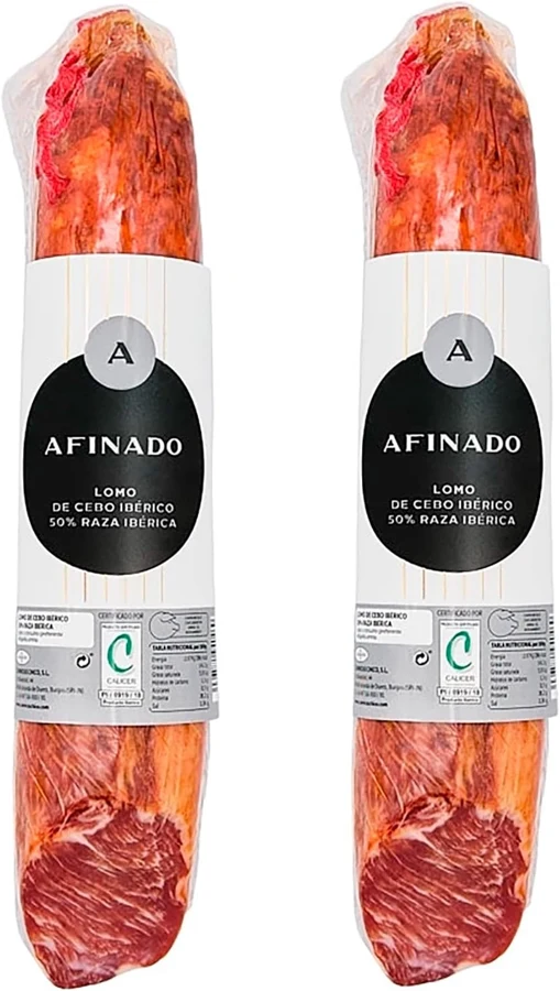 AFINADO Lomo ibérico de cebo en medias cañas