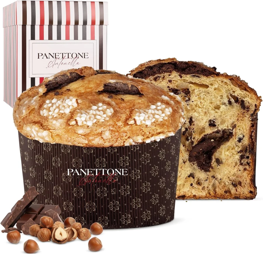 Antonella Panettone Ferrero de chocolate y avellanas