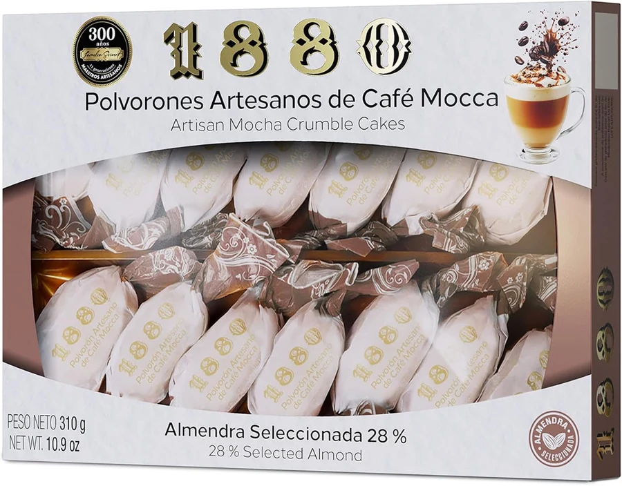 1880 Polvorones Café Mocca