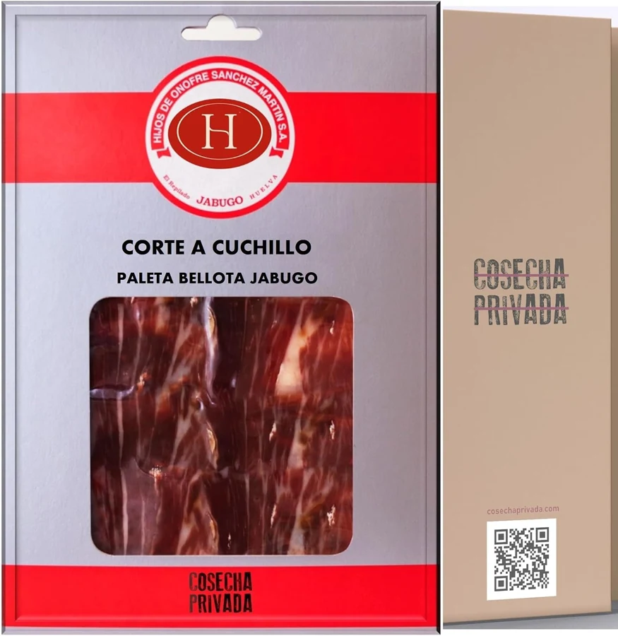 Cosecha Privada Paleta de bellota Sánchez Martín cortada a cuchillo