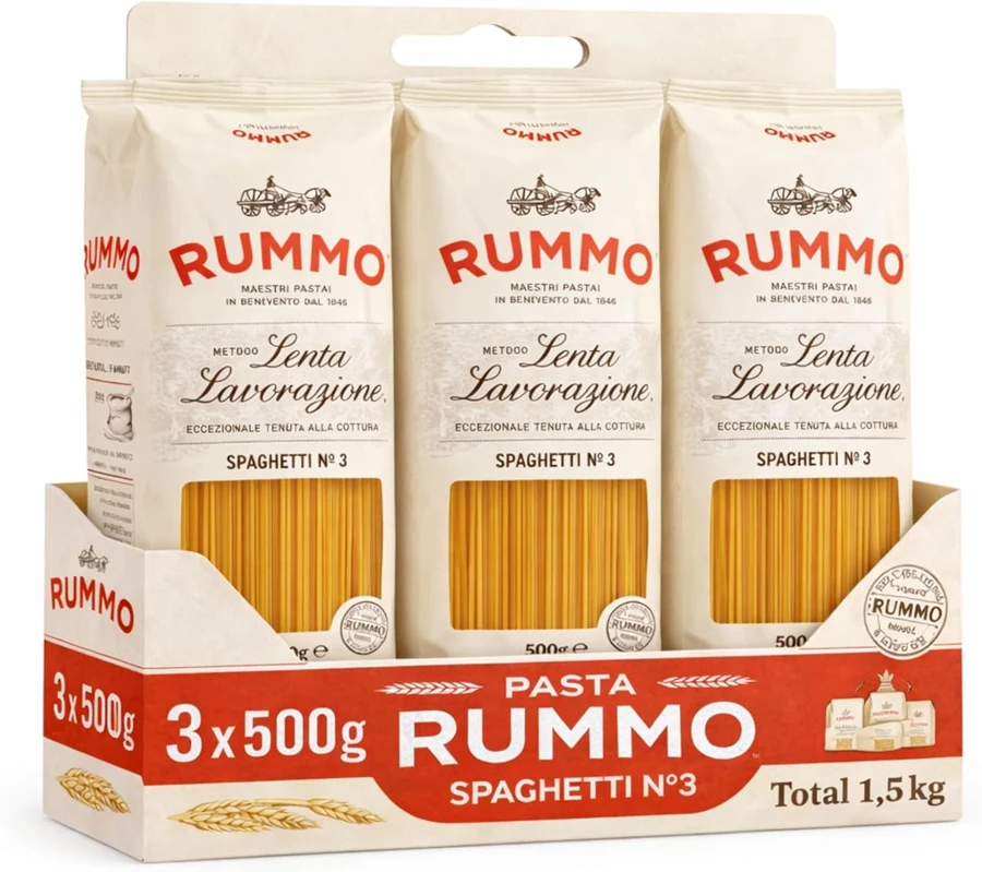 Rummo Spaghetti n.º 3, lote 3 × 500 g