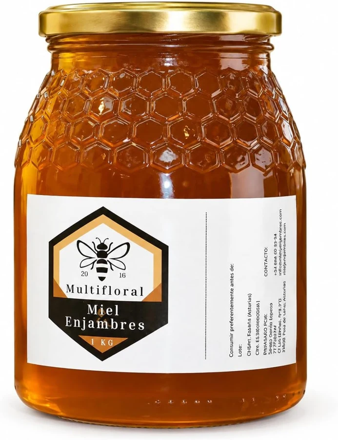 Miel Enjambres Miel multifloral de Asturias cosecha 2026