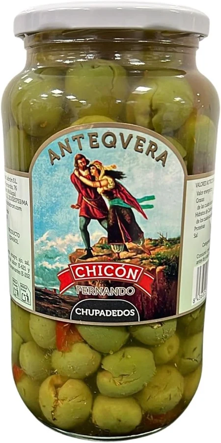 Chicón Fernando Chupadedos Hojiblanca: 550 g escurridos