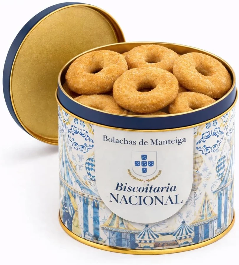 Biscoitaria Nacional Galletas portuguesas de mantequilla en lata 100 g