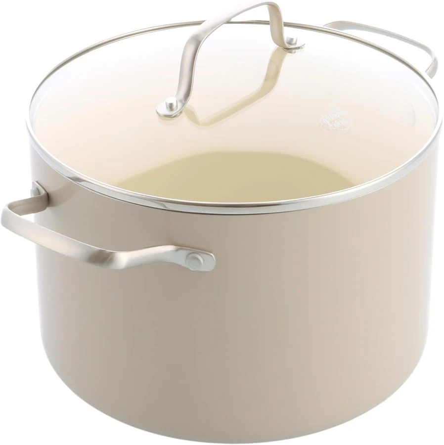 GreenChef Nordics olla cerámica crema