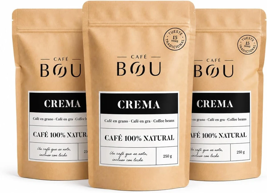 Café Bou Crema espresso en grano