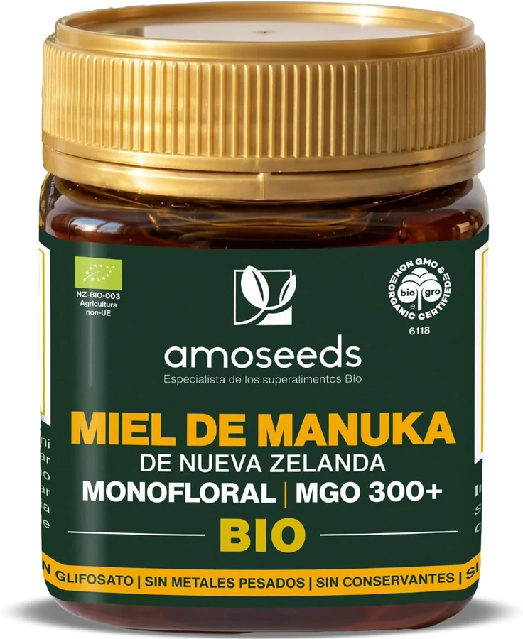 Amoseeds Miel de Manuka Bio MGO 300+