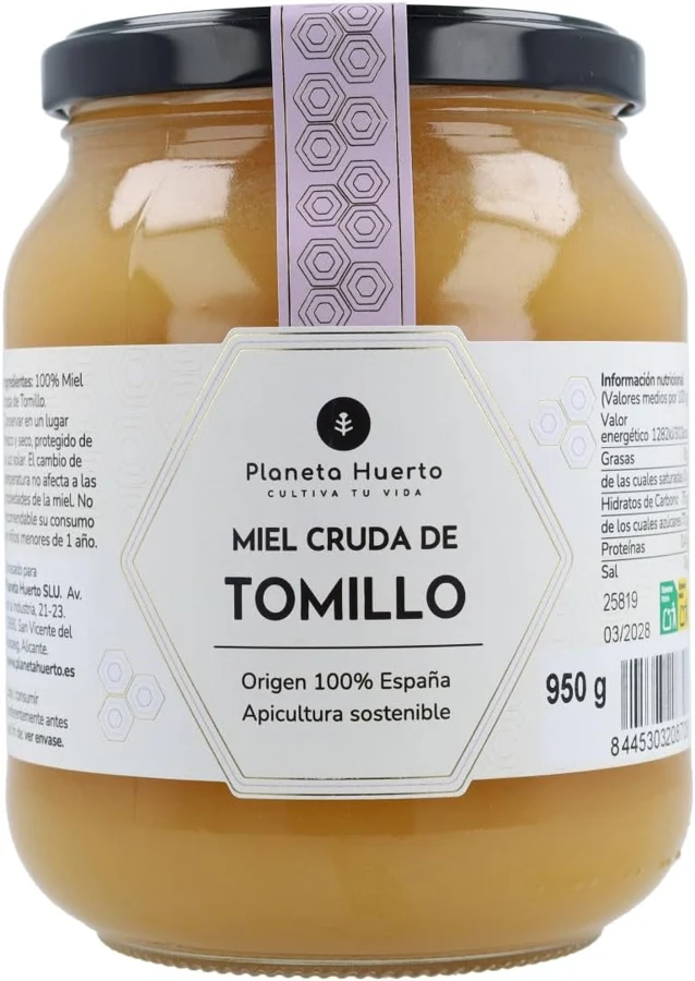 Planeta Huerto Miel cruda de tomillo