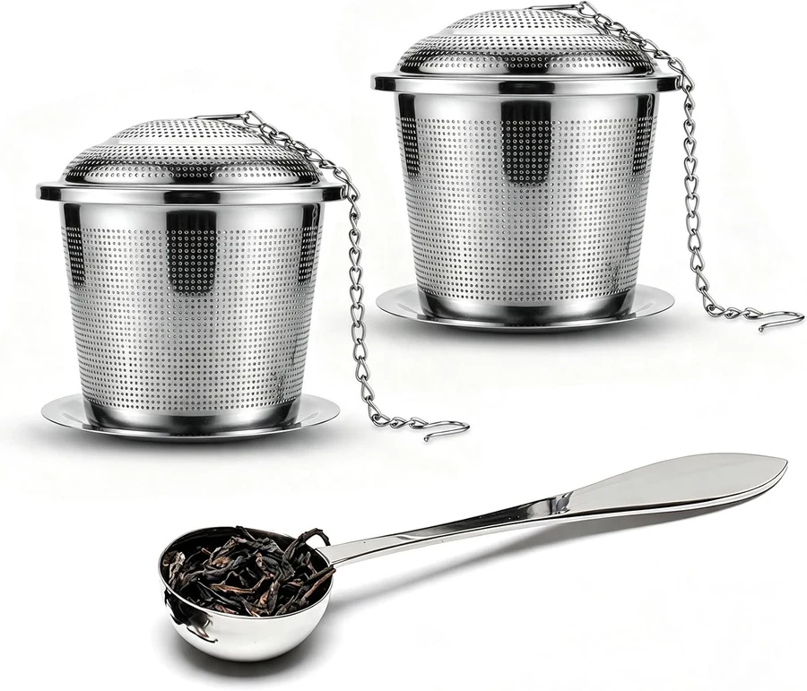 FEMONGY Dos infusores con cadena y accesorios