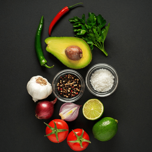 aguacate tomate cebolla chile lima